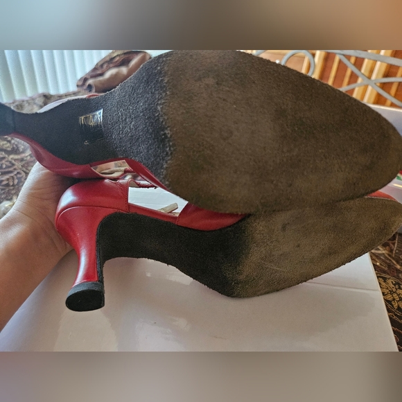 Werner Kern Ines Red Dancing Shoes UK size 4 - Picture 9 of 12